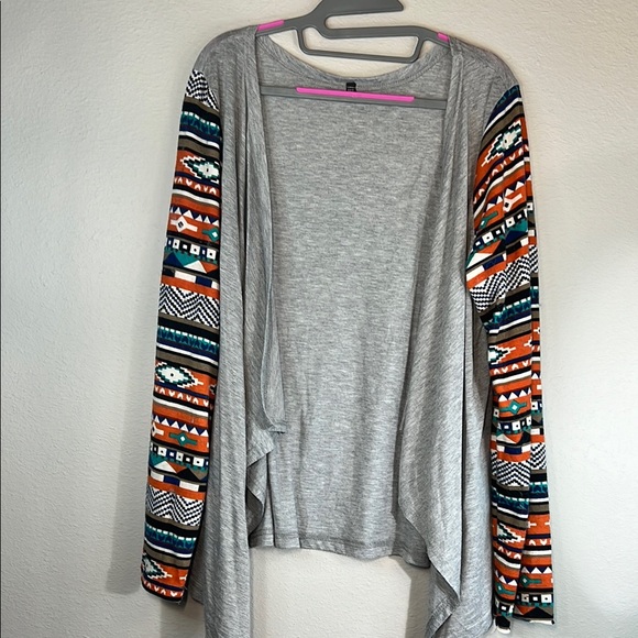 Tops - Gray Relaxed Long Sleeve Top